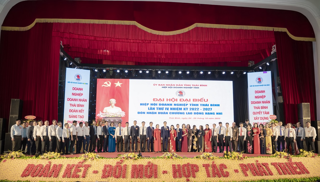 Ban Chấp hành Hiệp hội doanh nghiệp tỉnh Thái Bình khóa IV ra mắt Đại hội